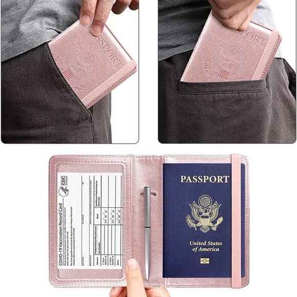 Leather Passport Cover  - Picture 4 of 5